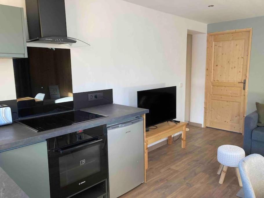 Renovated Flat Facing Mont Blanc Combloux