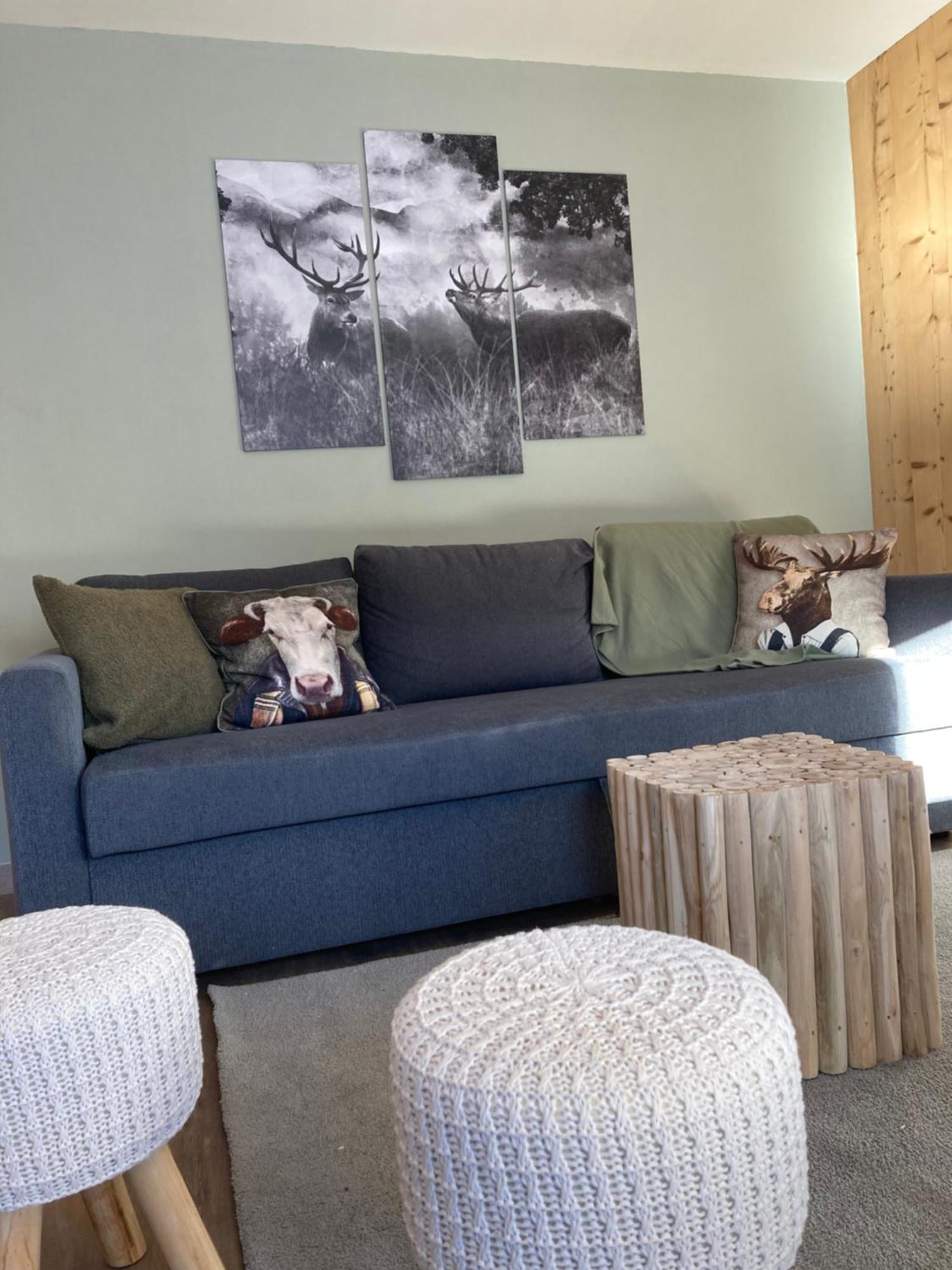 Renovated Flat Facing Mont Blanc Combloux